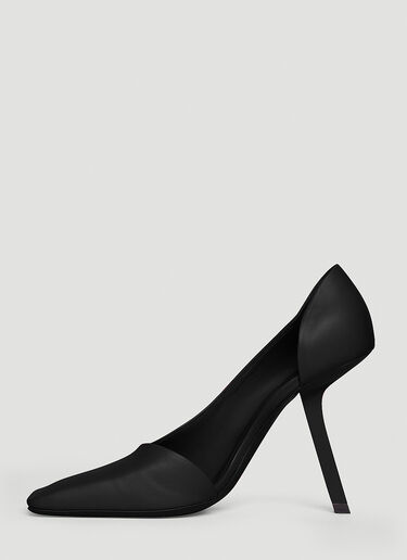 Balenciaga Squared Toe Heels Black bal0245016