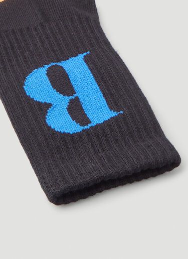 Better Gift Shop Athletic B 袜子 黑 bfs0346012