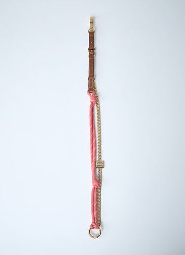 Tamaris Leather Cord And Metal Trick Keyring Miu Miu Tamaris Leather Cord And Metal Trick Keyring Brown miu0262005