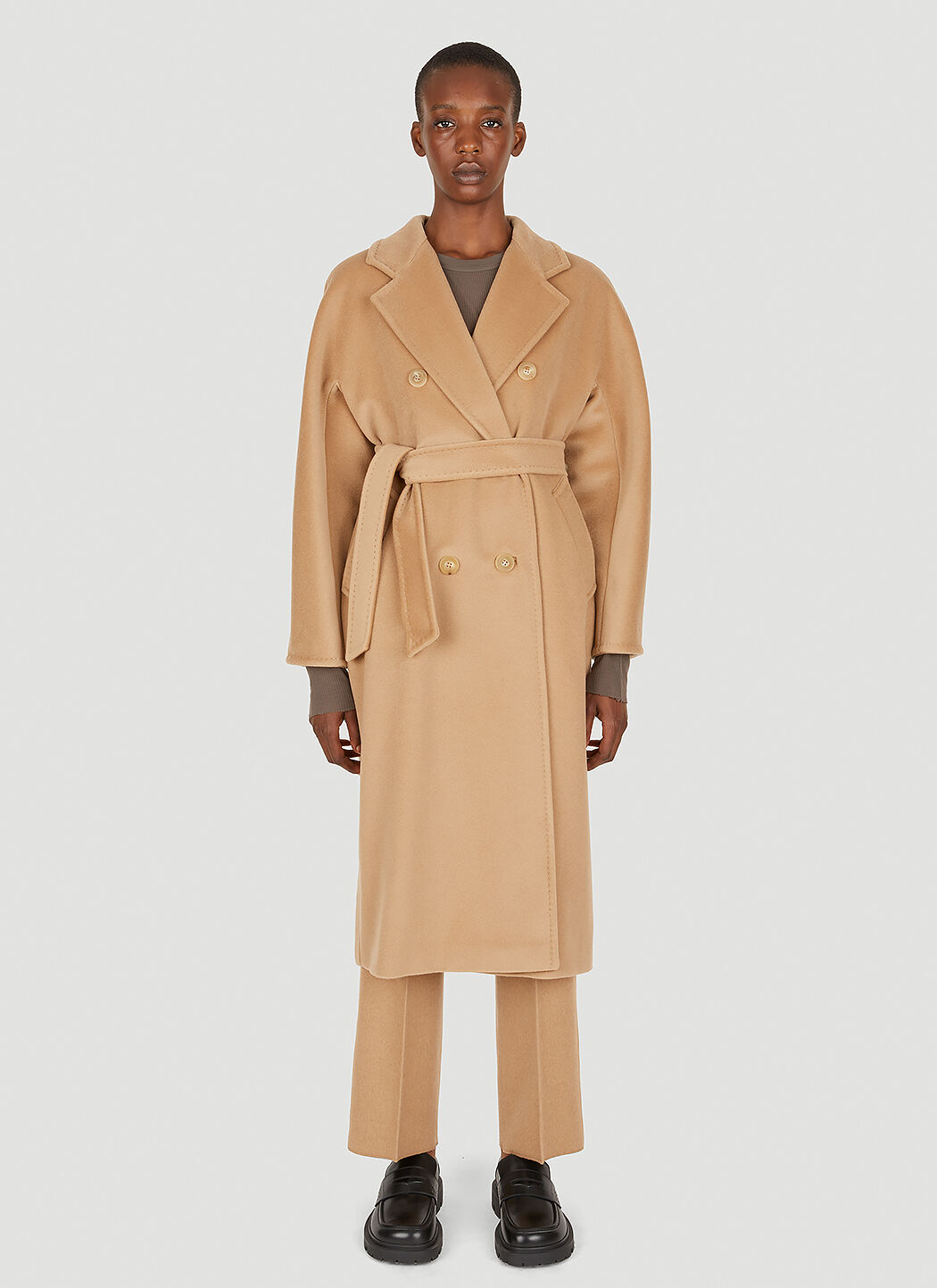 Max Mara Madame Coat in Brown LN CC