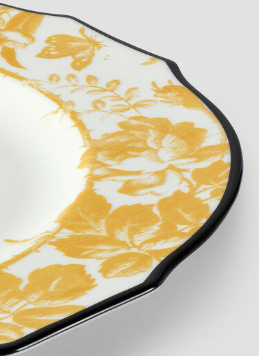 Set of Two Herbarium Dinner Plate Gucci Set of Two Herbarium Dinner Plate Yellow wps0670150