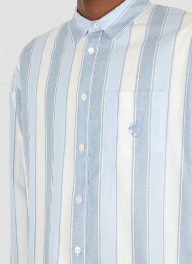 Stüssy Wide Stripe Shirt Blue sts0348004