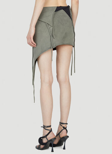 Ottolinger Deconstructed Mini Skirt Khaki ott0252008