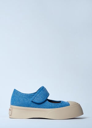 Marni Mary Jane Shoes Blue mni0259022