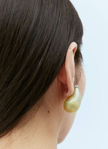 Bottega Veneta Drop Glass Earrings Green bov0255045