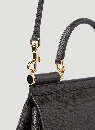 Dolce & Gabbana Sicily Mini Handbag Black dol0245041