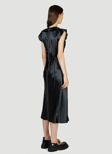 Bottega Veneta Fluid 荷叶边连衣裙 黑色 bov0251094