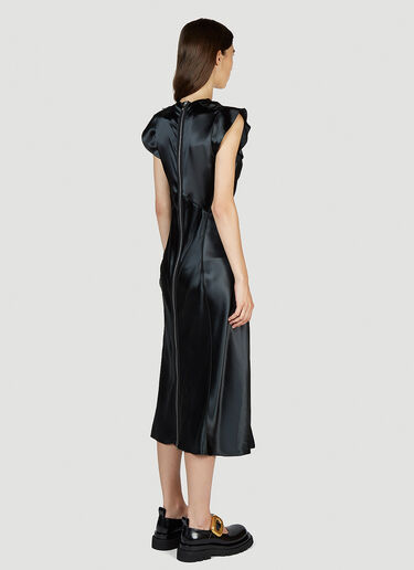Bottega Veneta Fluid Ruffle Dress Black bov0251094