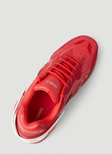Raf Simons (RUNNER) Cyclone 21 Sneakers Red raf0147026