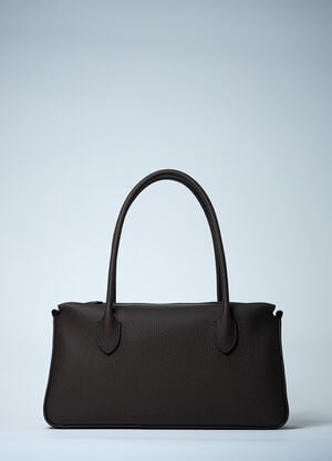 The Row E/W Top Handle Bag Brown row0260048