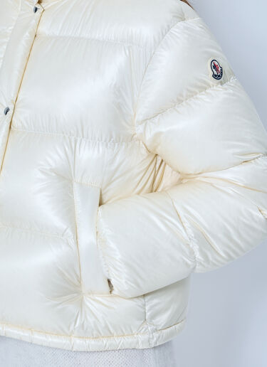LN-CC® - Moncler: Tepice Short Down Jacket - White Moncler Tepice Short Down Jacket White mon0266037