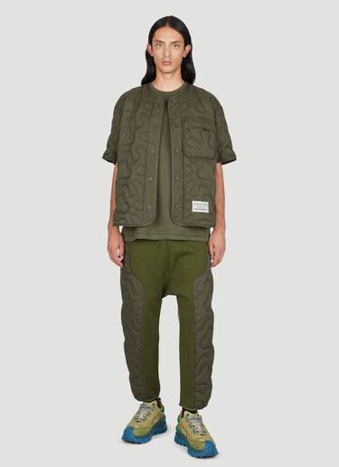 Padded Jersey Track Pants Moncler Salehe Bembury Padded Jersey Track Pants Olive msb0154007