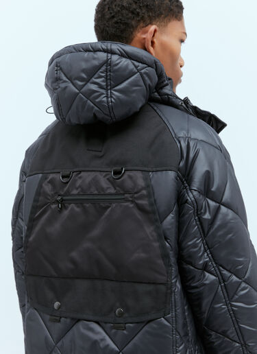 Junya Watanabe キルティングリップストップジャケット ブラック jwn0154001