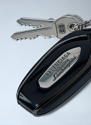 Logo Charm Keyring Balenciaga x Lamborghini Logo Charm Keyring Silver bll0162012