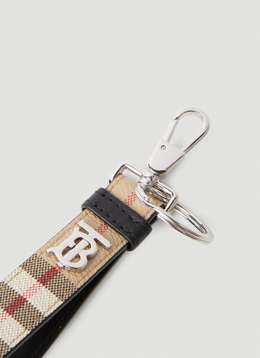 Burberry TB Check Keyring Beige bur0152013