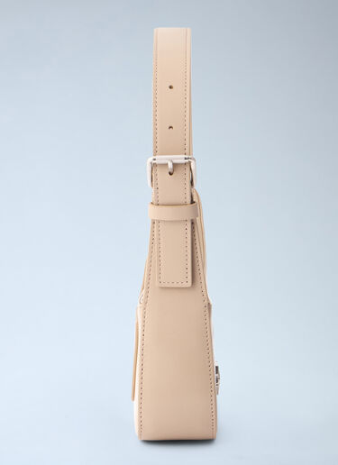 LN-CC® - Off-White: Jitney Shoulder Quote - Beige Off-White Jitney Shoulder Quote Beige ofw0264315