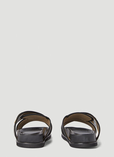 Thom Browne Criss Cross Sandals Black thb0151044
