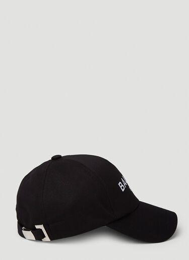 Balmain Logo Embroidery Baseball Cap Black bln0151050