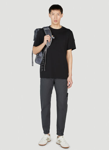Moncler 徽标印花 T 恤 黑色 mon0152012
