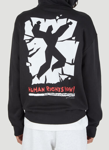 Reebok Human Rights Now フーデッドスウェットシャツ ブラック reb0346022