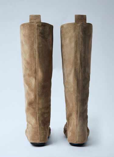 Acne Studios Suede Ankle Boots Beige acn0264012