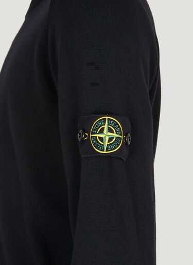 Stone Island Compass Patch Sweater Black sto0150062