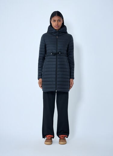 Moncler Barbel Long Parka Coat Black mon0263000