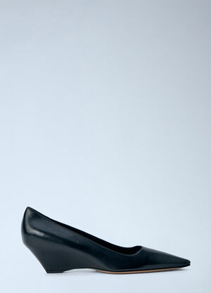 The Row Liisa Wedge Heels Black row0265021