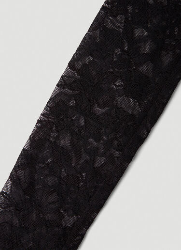 Versace Lace Gloves Black vrs0252041