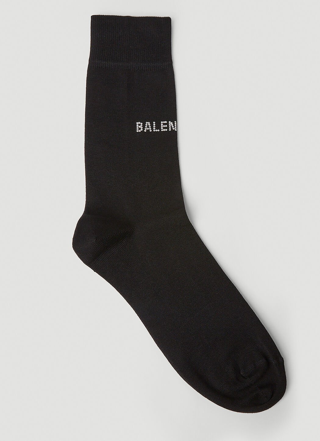 Balenciaga Stud Logo Socks White bal0251021