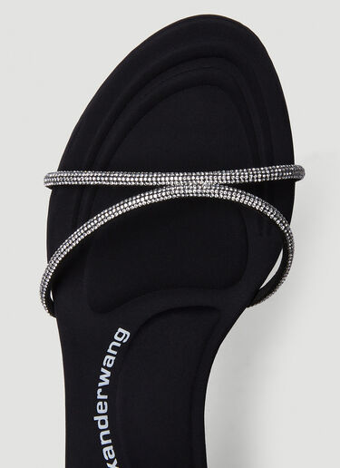 Alexander Wang 다힐라 크리스탈 힐 샌들 블랙 awg0250037