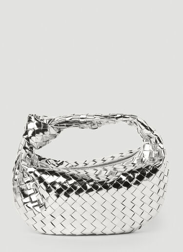Bottega Veneta Metallic Teen Jodie Handbag Silver bov0252006