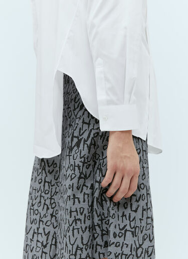 Comme des Garçons SHIRT ロゴ・ツイストシャツ ホワイト cdg0154001