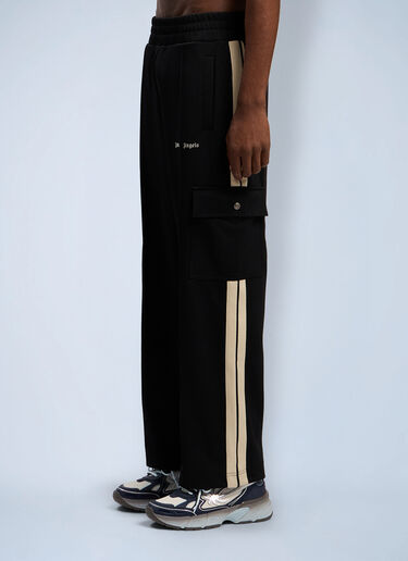 Classic Logo Cargo Track Pants Palm Angels Classic Logo Cargo Track Pants Black pma0162095