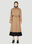 Bottega Veneta Pleated Hem Trench Coat Beige bov0251093