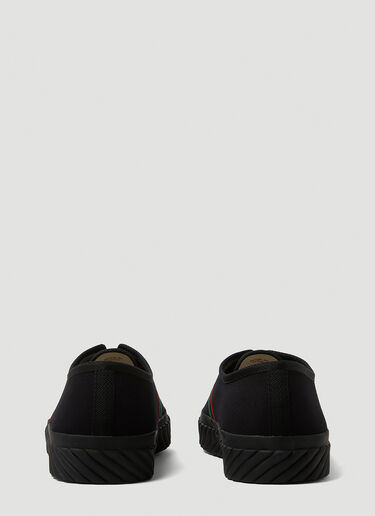 GG Embroidered Plimsoll Sneakers Gucci GG Embroidered Plimsoll Sneakers Black guc0150182