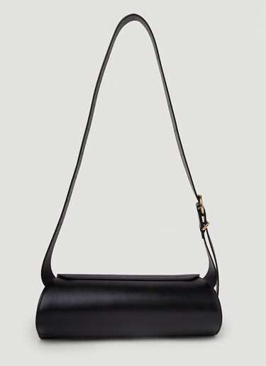 Jil Sander Cannolo Small Shoulder Bag Black jil0251018