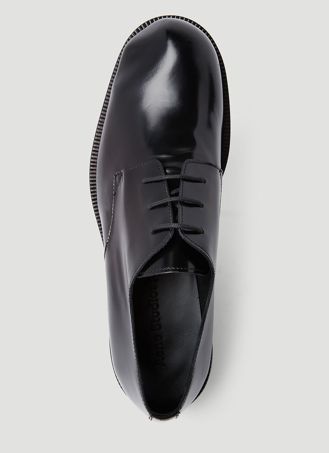 Acne Studios Men s Leather Derby Shoes in Black LN CC