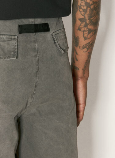 Boiler Room Canvas Heavy Shorts Grey bor0156008