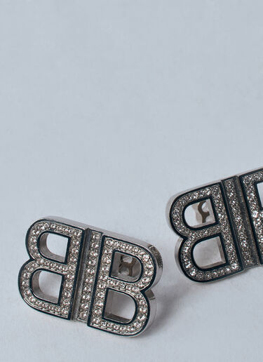 Balenciaga BB Earrings Silver bal0259047