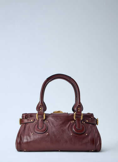 LN-CC® - Chloé: Paddington Grained Shoulder Bag - Brown Chloé Paddington Grained Shoulder Bag Brown chl0265052