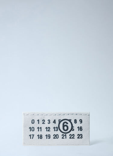 MM6 Maison Margiela Logo Print Pouch White mmm0261020