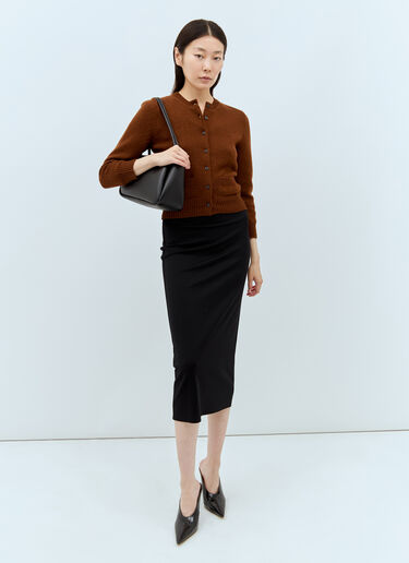 Prada 울 가디건  브라운 pra0258002