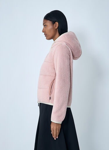 Moncler Grenoble Hooded Logo Motif Jacket Pink mog0262011