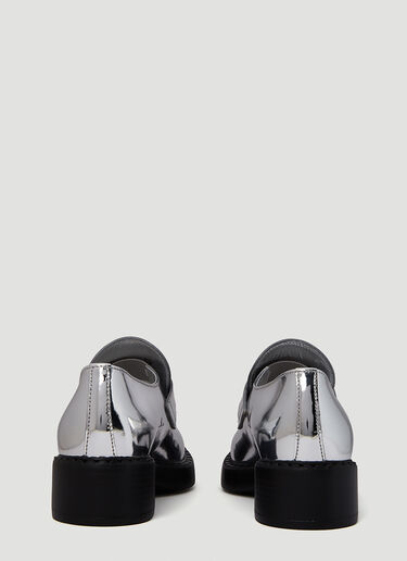 Prada Mirrored 便士乐福鞋 银色 pra0251014