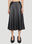 Jil Sander Leather A-Line Skirt Blue jil0249004
