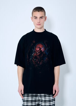 Vetements Death Metal T-Shirt Light Blue vet0160003