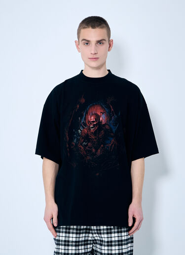 Vetements 데스 메탈 티셔츠  블랙 vet0160005