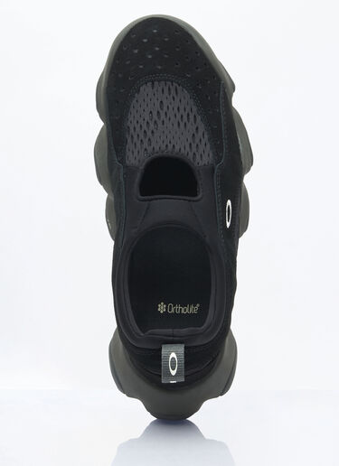 Oakley Factory Team Suede Flesh Sandal Slip-On Shoes Black oft0159001
