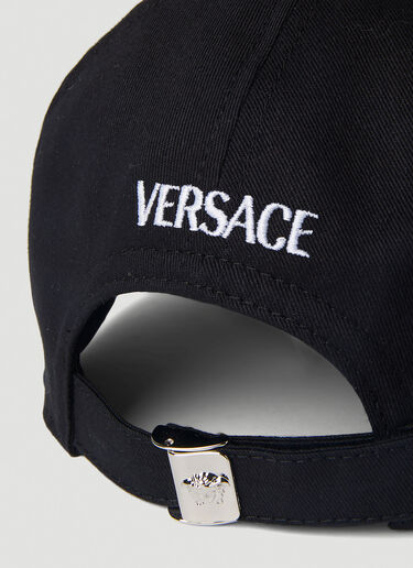 Versace 徽标刺绣棒球帽 黑色 vrs0251064